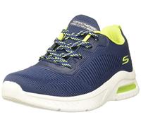 Sneaker SKECHERS "BOBS SQUAD CHAOS AIR" Gr. 38, blau (navy) Damen Schuhe Sneaker mit gepolstertem Schaftrand, Freizeitschuh, Halbschuh, Schnürschuh (45445340-38)