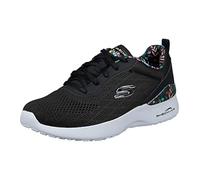 Skechers Damen 149756 Lvmt Sneaker, Schwarzes Netz mit Mehreren Ziernähten, 41 EU