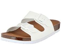 Skechers Damen 163030 Slides, Weiß, 37 EU