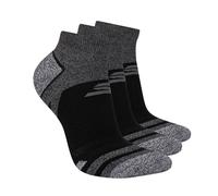 Skechers Damen 3-Pack Performance Golf Low Cut, Odor Control & Mesh Ventilation Socken, Schwarz, 9-11