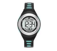 Chronograph SKECHERS "TENNYSON", schwarz (schwarz, türkis), Armbanduhren, Damen, Quarzuhr, Armbanduhr, Damenuhr, digital, Datum, Stoppfunktion (33676709-0) schwarz, türkis