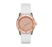 Skechers Uhr für Damen Redondo, DreizeigerDatumswerk, 36mm Rose Gold Legierung Gehäuse mit einem Silikonarmband, SR6053
