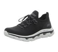 Skechers Damen Arc Waves Sneaker, Schwarzer Strick, 40 EU