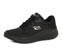 Skechers Damen Arch Fit 2.0 Big League Low-Top-Sneaker, Schwarzer Netzbesatz Aus Rotguss, 38 EU