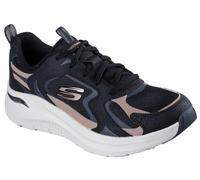 Skechers Damen Sneaker Arch Fit 2.0 Vintage Luxe Leder Schwarz/Roségold EU 36 / UK 3