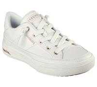 Skechers Damen Arch Fit Arcade On My Way Sneaker, White Duraleather, 36 EU