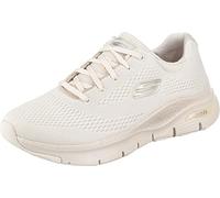 Skechers Damen Arch Fit Big Appeal Sneaker, Off White Mesh Trim, 36 EU