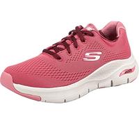 Skechers Damen Arch Fit Big Appeal Sneaker, Rose Mesh Burgundy Trim, 36 EU
