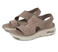 Skechers Damen Arch Fit Brightest Day – Mokka-Strick – Größe 36 EU