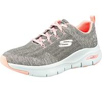 Skechers Arch Fit Comfy Wave Trainingsschuh Damen 39,5 grau / korall