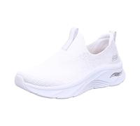 SKECHERS 149689/WSL Arch Fit D'Lux-Glimmer Dust Damen Sneaker Turnschuhe Slipper VEGAN weiß/silber Weiß 38
