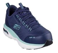 Skechers Damen Arch Fit Sr EbinalFire und Sicherheitsstiefel, Navy Aqua Textile Synthetic, 39 EU