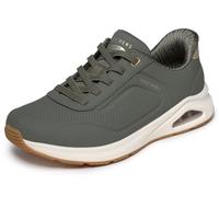 Skechers Damen Arch Fit UNO Slip-InTurnschuhe, Olive Durabuck Mesh, 36.5 EU