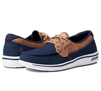 Skechers Damen Arch Fit Uplift Mary Jane Schuh, Navy Textile Trim, 38.5 EU