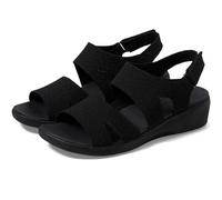 Skechers Damen Arya-Modern Muse Sandale, Schwarz/Schwarz, 41 EU