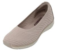 Skechers Damen Be-cool Wonderstruck Mary Jane Schuh, Taupe Knit/Natural Trim, 36 EU