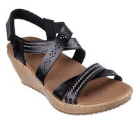 Skechers Damen Beverlee Delicate Glow Sandals, Black, 40 EU