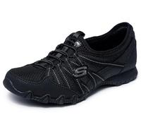 Slip-On Sneaker SKECHERS "BIKERS LITE-RELIVE" Gr. 37, schwarz Damen Schuhe Sneaker mit BioDri-Ausstattung (59974659-37)