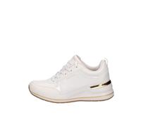 Skechers Schnürschuh Billion 2 Mid Damen Weiß mit cremefarbenem Duraleather-Lackbesatz Gr. 41