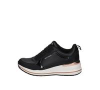 Skechers Damen Schnürschuh Billion 2 Mid Schwarzer Duraleather-Lackbesatz Größe 40
