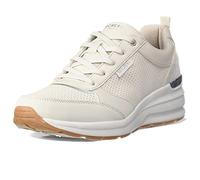 Skechers Damen Billion Subtle Spots Sneakers, Off White Dura Leather Off White Leopard Tri, 41 EU