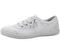 Skechers Damen Bobs B Cute Sneaker, Weiß/Silber, 38.5 EU Weit