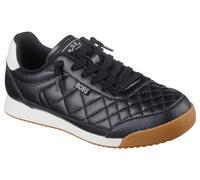 Skechers Damen Bobs Billie Wild Comfort Turnschuhe, Black Pu, 35.5 EU