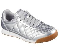 Skechers Damen Bobs Billie Wild Comfort Turnschuhe, Silver Pu, 36.5 EU