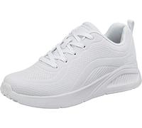 Skechers Damen Bobs Buno How Sweet Sneaker, White Duraleather, 41 EU