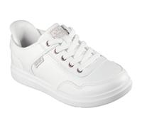 Skechers Damen Bobs D'Vine So Flattered Slip-InTurnschuhe, White Tumbled Pu, 37 EU