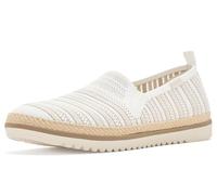 Skechers Damen Bobs Flexpadrille Lo-So Chic Ballerinas, Mehrfarbig, Weiß, 41 EU