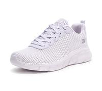 Skechers Damen Bobs Sport Sneaker - Visionary Essence Schnürstrick Vegan & Waschbar, Flieder, 37.5 EU