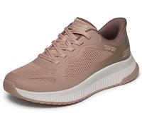 Skechers Damen Bobs Squad 4 Staple Look Turnschuhe, Brown Hot Melt Mesh Multi Trim, 39 EU