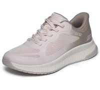 Skechers Damen Bobs Squad 4 Staple Look Turnschuhe, Taupe Multi Mesh, 37 EU