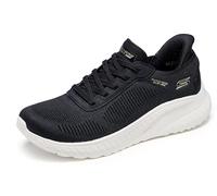 Skechers Damen Sneaker Bobs Squad Chaos Current Muse Schwarz Textilbesatz 38 EU