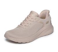 Skechers Damen Bobs Squad Chaos Current Muse Slip-InTurnschuhe, Natural Textile, 38 EU