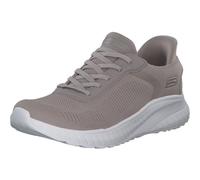 Skechers Damen Bobs Squad Chaos Current Muse Sneaker, Taupe Textile, 37 EU