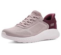 Skechers Damen Bobs Squad Chaos Current Muse Turnschuhe, Light Mauve Textile, 37 EU