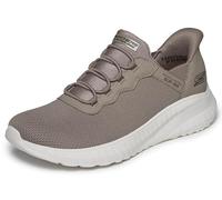 Skechers Damen Hands-Free Slip-Ins Bobs Squad Chaos Daily Inspiration Sneaker Weite Passform, Taupe Knit, 39.5 EU Weit