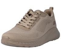 Skechers Damen Bobs Squad Chaos Face Off Turnschuhe, Natural, 39 EU Weit