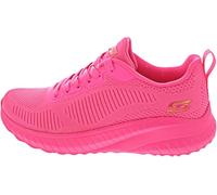 Skechers Damen Bobs Squad Chaos Face OffSneaker, neon pink, 39.5 EU