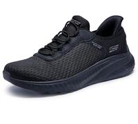 Skechers Damen Bobs Squad Chaos In Color Slip-InTurnschuhe, Black Mesh, 39.5 EU