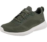 Skechers Sneaker BOBS SQUAD - TOUGH TALK, in Strick-Optik 38 grün Damen 38 dunkelgrün