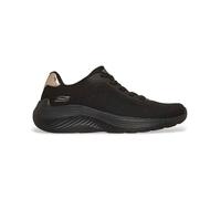Skechers Damen BOBS Squad Waves Current Look Sneaker, Schwarz, 39 EU