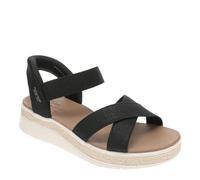 Skechers Slip-ins: BOBS Sun Ray - Bright Take Shoes in Schwarz, Größe 40, Vegan, in der Maschine waschbar