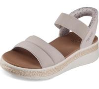 Skechers Damen Bobs Sun Ray Sandals, Taupe Textile, 39 EU