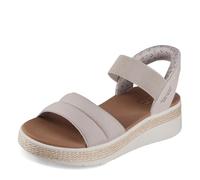 Skechers Damen Bobs Sun Ray Slip-InTurnschuhe, Taupe Textile, 41 EU