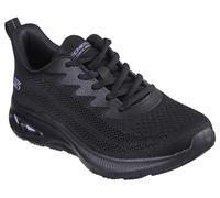 Skechers Damen BOBS Unity Sleek Waves, Schwarzer Strickbesatz, 41 EU