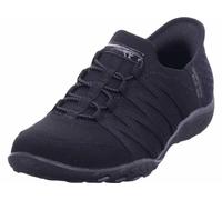 Skechers Damen Breathe Easy-Roll with Me Sneakers, Black Ripstop/Knit, 36.5 EU
