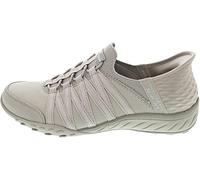 Slip-On Sneaker SKECHERS "BREATHE-EASY-ROLL-WITH-ME" Gr. 39, beige (natur) Damen Schuhe Sneaker mit Gummizügen zum Schlupfen (70961619-39)